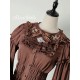 Alice Girl Bear Chocolate Long Sleeve Blouse(1st Pre-Order/3 Colours/Full Payment Without Shipping)